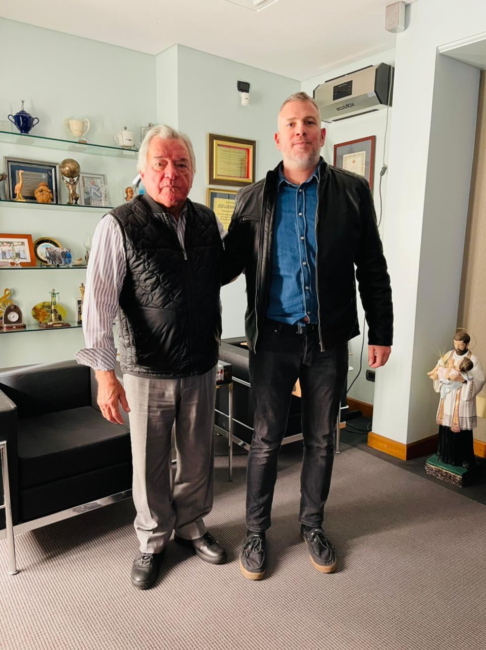 Juan Rousselot se reunió con Luis Barrionuevo